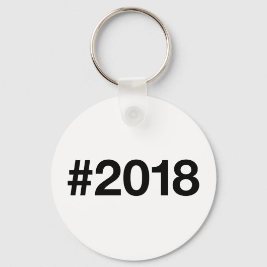 Porte-clés Hashtag 2018 7 Anniversaire (Recto)