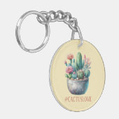 Porte-clés Hashtag Cactuslove (Devant gauche)