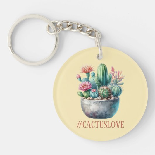 Porte-clés Hashtag Cactuslove (Devant)