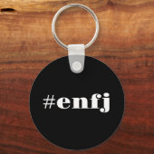 Porte-clés hashtag enfj personnalité fierté (Recto)