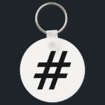 Porte-clés hashtag text symbol letter hash tag<br><div class="desc">hashtag text symbol letter hash tag</div>