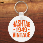 Porte-clés Hashtag Vintage 1949 (Recto)