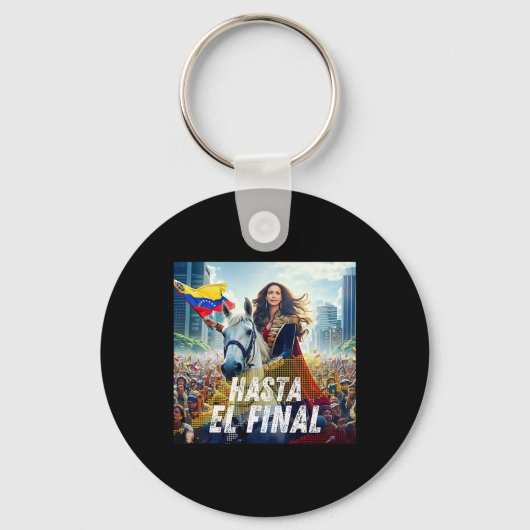 Porte-clés Hasta El Final Maria Corina Machado (Recto)