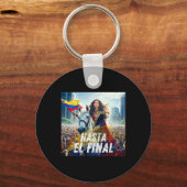 Porte-clés Hasta El Final Maria Corina Machado (Recto)