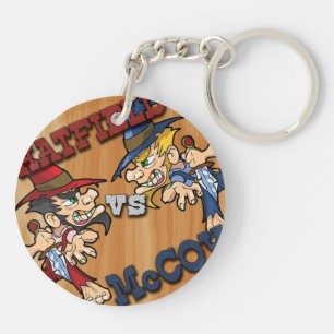 Porte-clés Hatfield contre le porte - clé de McCoy