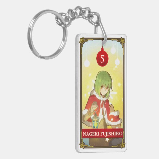 Porte-clés Hatoful Advent calendar 5: Nageki Fujishiro (Devant gauche)