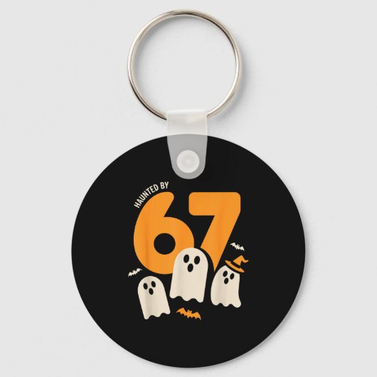 Porte-clés Haunted By 67 Funny Halloween Meme Design (Recto)