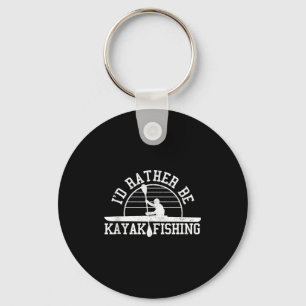Porte-clés Haut de tank cadeau drôle de pêche en kayak pour p