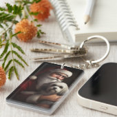 Porte-clés Havanais avec Noël Festif du Père Noël (Devant droit)