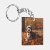 Porte-clés Havanais en automne Feuilles automne Inspiration (Devant gauche)