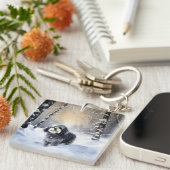 Porte-clés Havanais laissez-le neiger Noël (Devant Droit)