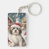 Porte-clés Havanais Winter Wonderland Noël Joie (Dos)