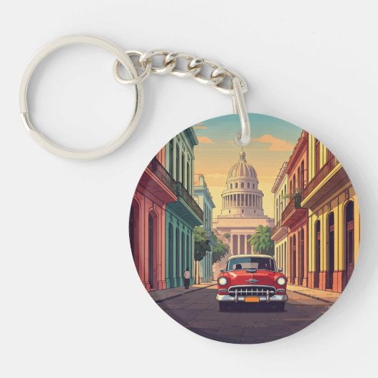 Porte-clés Havane Cuba (Devant)