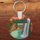 Porte-clés Havasupai Réserve indienne Arizona Mooney Falls (Recto)