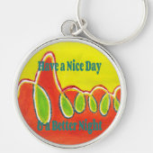 Porte-clés Have a Nice Day & a Better Night with gratitude (Devant)