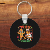 Porte-clés Have You Tried Icing It Gingerbread Funny Nurse Ch (Recto)