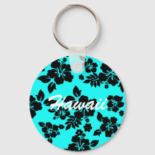 Porte-clés Hawaïen foncé bleu