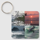 Porte-clés Hawaii Paysage Quatre Photo Hawaii (Recto)