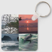 Porte-clés Hawaii Paysage Quatre Photo Hawaii (Dos)