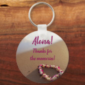Porte-clés Hawaiian Lei Aloha! Keychain (Recto)