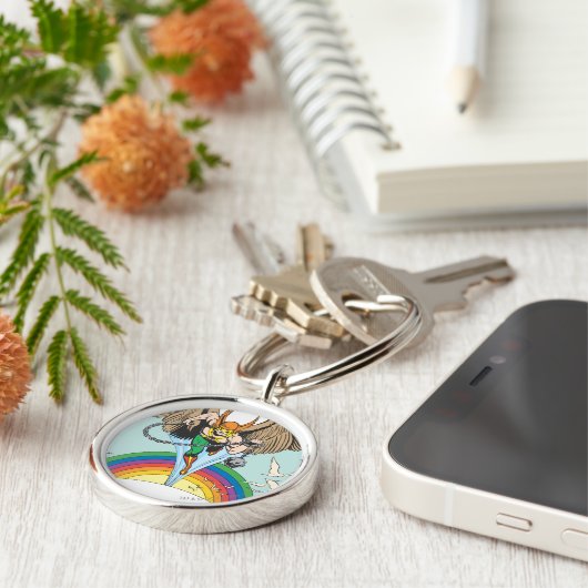 Porte-clés Hawkman survole le ciel (Côté)