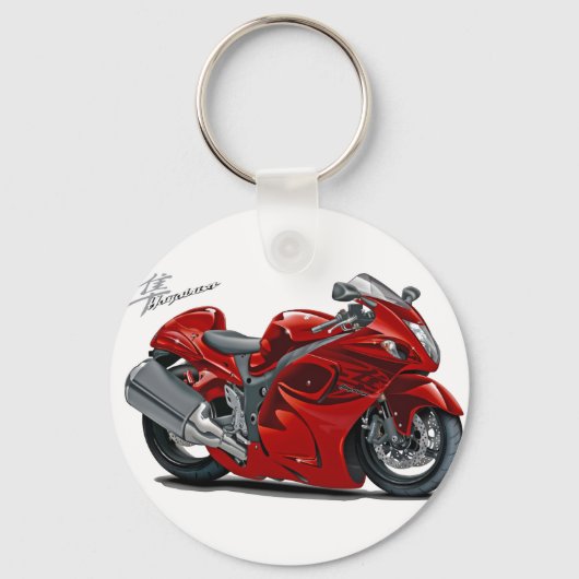 Porte-clés Hayabusa Red Bike (Recto)