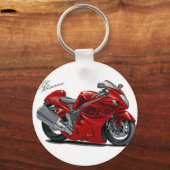 Porte-clés Hayabusa Red Bike (Recto)