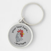 Porte-clés Head de Gray Rooster (Devant)