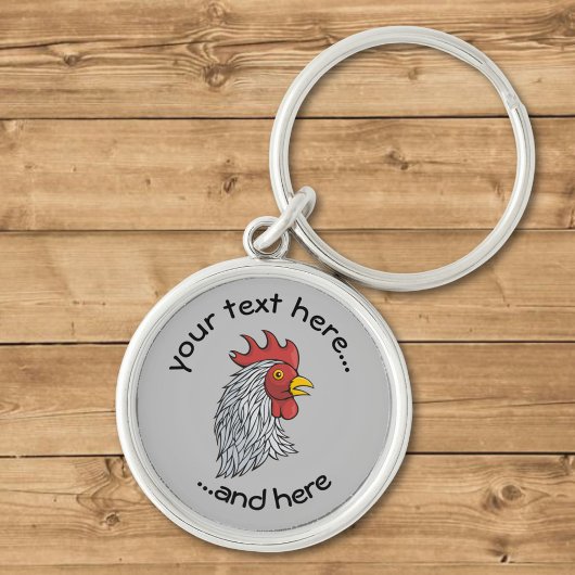 Porte-clés Head de Gray Rooster