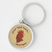 Porte-clés Head des Rooster (Devant)