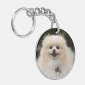 Porte-clés Headshot 1 de Pomeranian (Devant gauche)