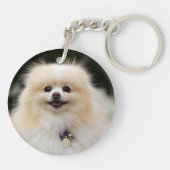 Porte-clés Headshot 1 de Pomeranian (Dos)