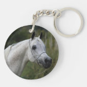 Porte-clés Headshot arabe 1 de cheval (Dos)