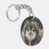 Porte-clés Headshot aux cheveux longs 1 de chiwawa (Devant gauche)