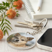 Porte-clés Headshot de chiwawa (Devant droit)