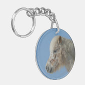 Porte-clés Headshot miniature de cheval (Devant gauche)