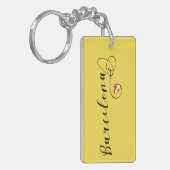 Porte-clés Heart Barcelona Keyring, Catalogne (Devant gauche)