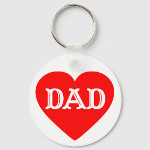 PORTE-CLÉS HEART DAD