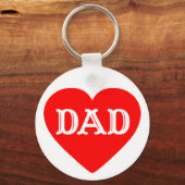 PORTE-CLÉS HEART DAD (Recto)