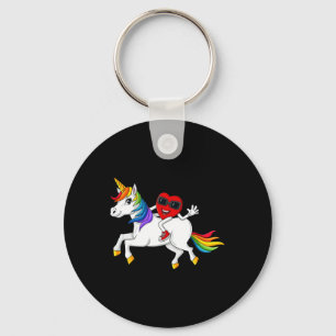 Porte-clés Heart équitation Unicorn Valentine's Day Fun Girls