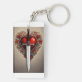 Porte-clés Heart Keepsaké : Heart Design Porte - clé (Dos)