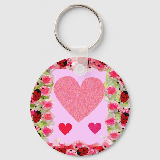 Porte-clés Heart Ladybugs (Recto)