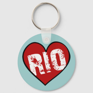 PORTE-CLÉS HEART RIO