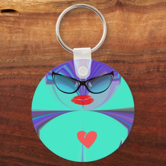 Porte-clés Heart Selfie (Recto)