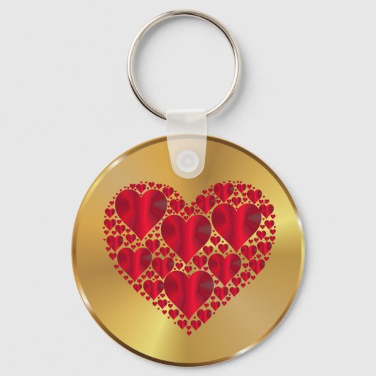 Porte-clés Heart shaped design (Recto)