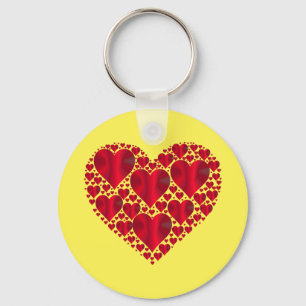 Porte-clés Heart shaped design