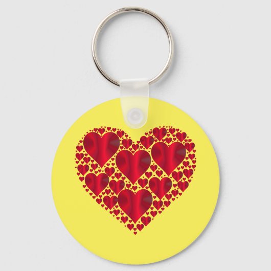 Porte-clés Heart shaped design (Recto)