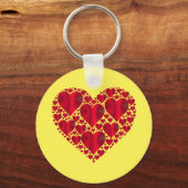 Porte-clés Heart shaped design (Recto)