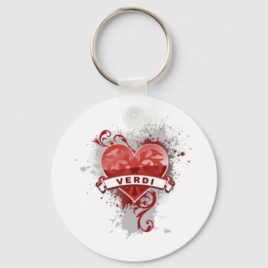 Porte-clés Heart Verdi (Recto)