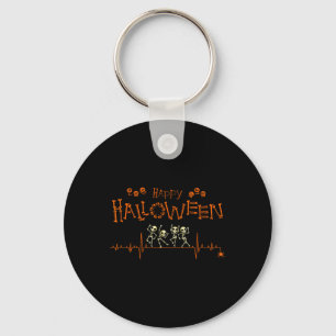 Porte-clés Heartbeat Happy Halloween Doctor Nurse